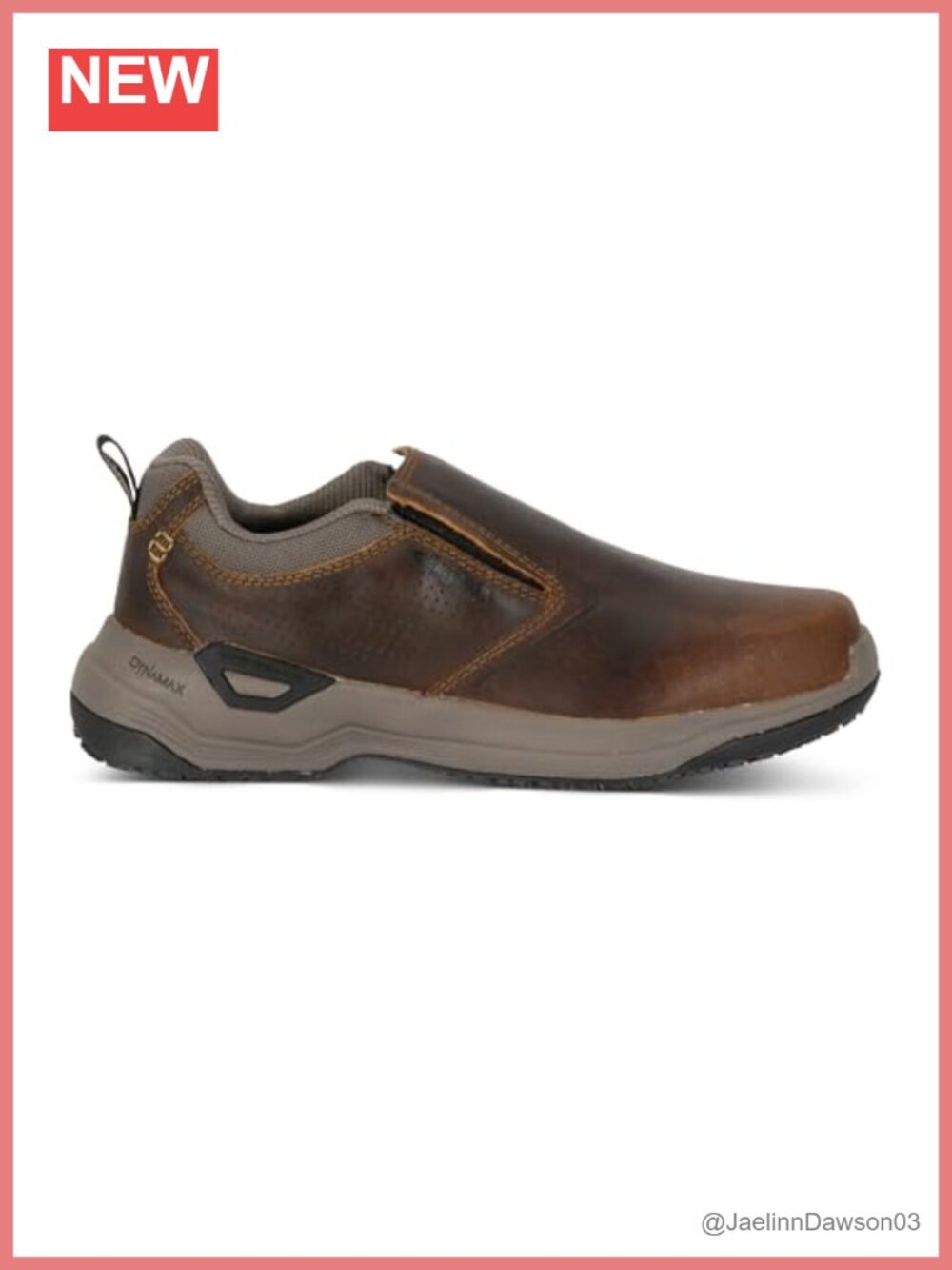 Women's Leather Safety Shoes Carbon Toe EH Slip-On Work ASTM F2413